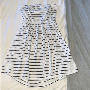 Volcom Strapless Black and White Dress